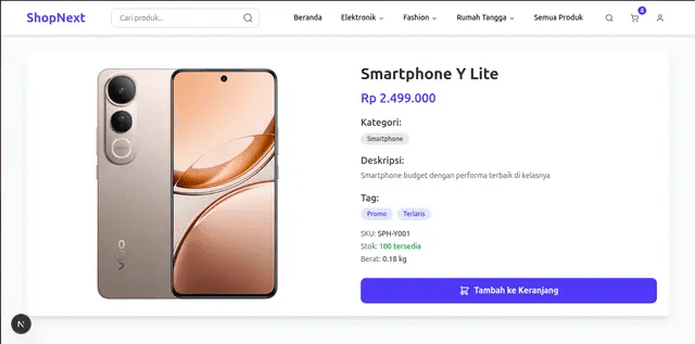 ShopNext E-commerce Platform - Homepage 2