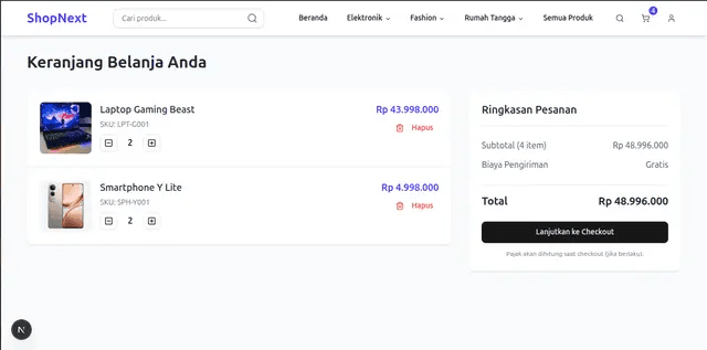ShopNext E-commerce Platform - Homepage 3