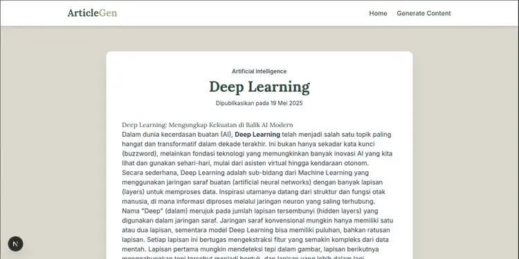 AI-Powered Article & Content Generation Platform 4